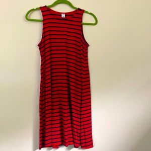 Striped red & blue dress from Old Navy.